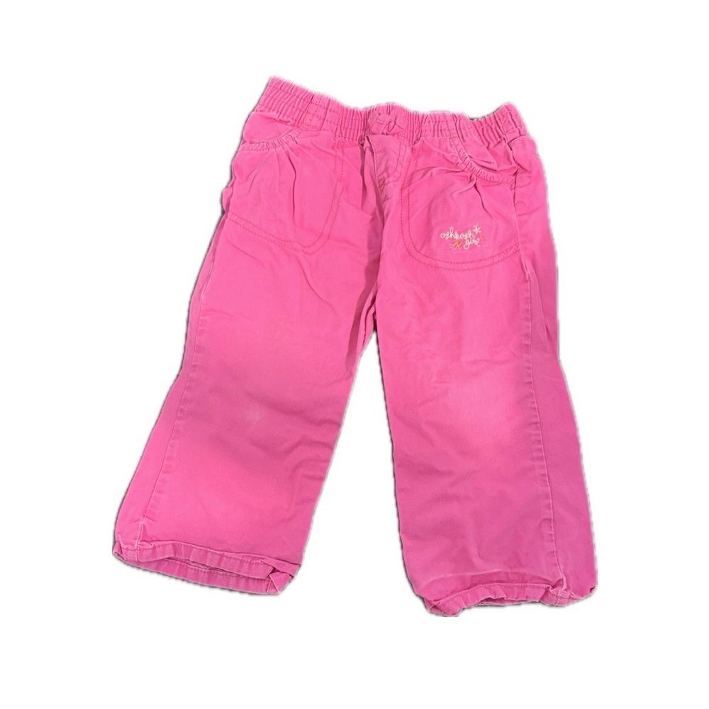 OshKosh B'gosh Hot Pink Elastic-Waist Jogger Pants